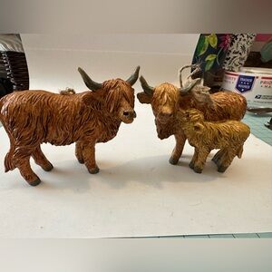 Highland Cow Ornaments